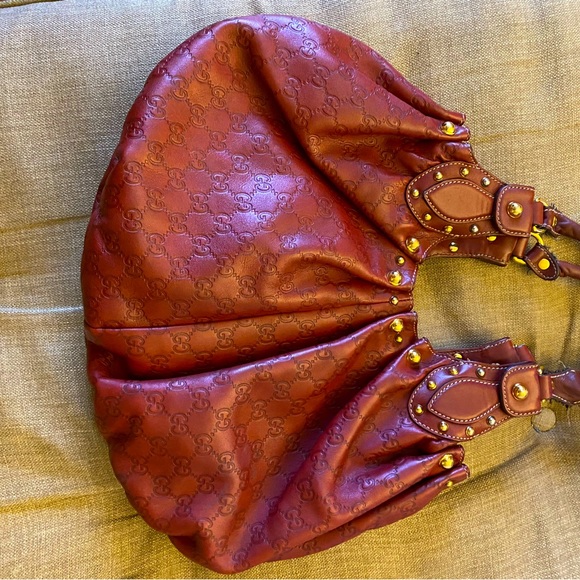 Pelham shoulder bag studded Guccissima Leather Medium - Picture 1 of 5